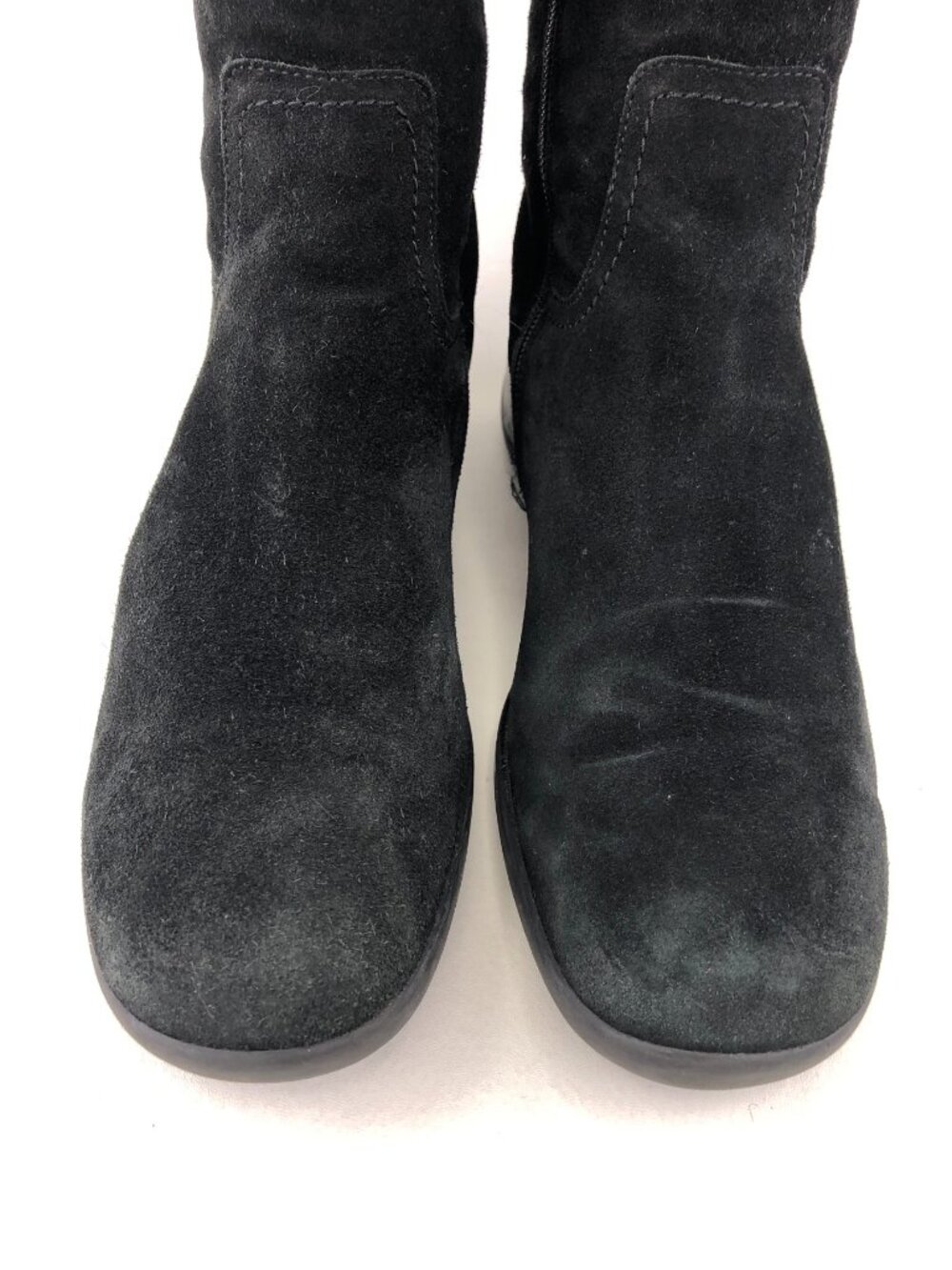 Aquatalia Black Suede Leather Tall Winter Boots 10 M - Picture 13 of 14
